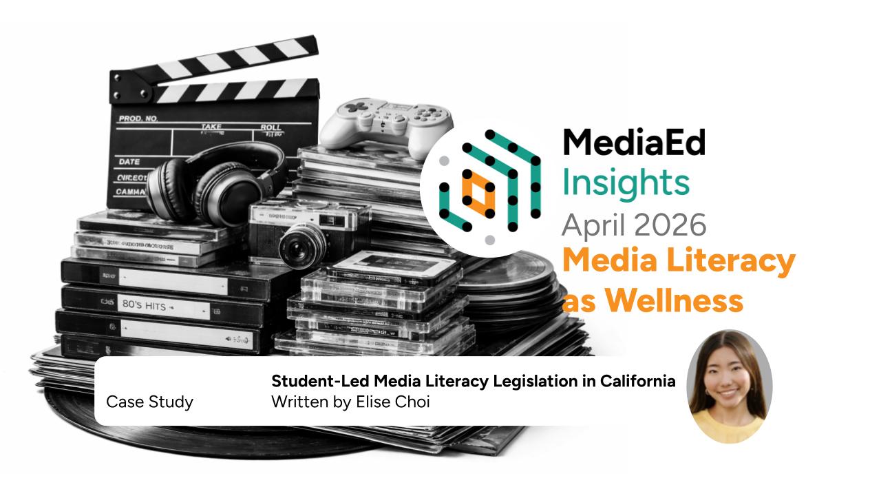 Student-Led Media Literacy Legislation in California